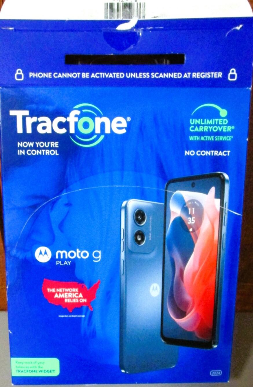 Tracfone Motorola Moto G Play 64GB New Device Cable SIM Activation Kit Included